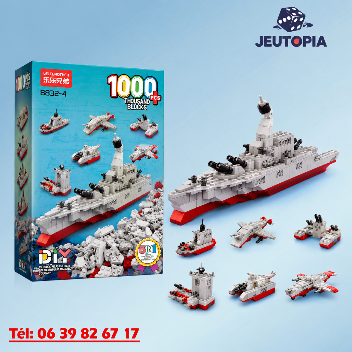 Navire de Guerre – 1000 pièces
