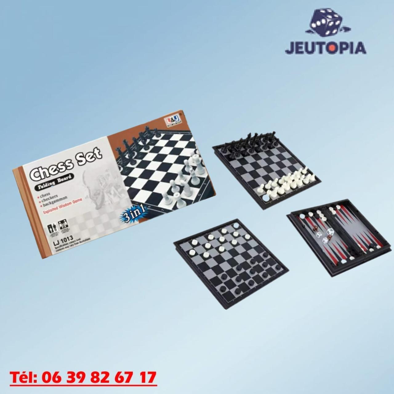 Chess 3 en 1 Petit