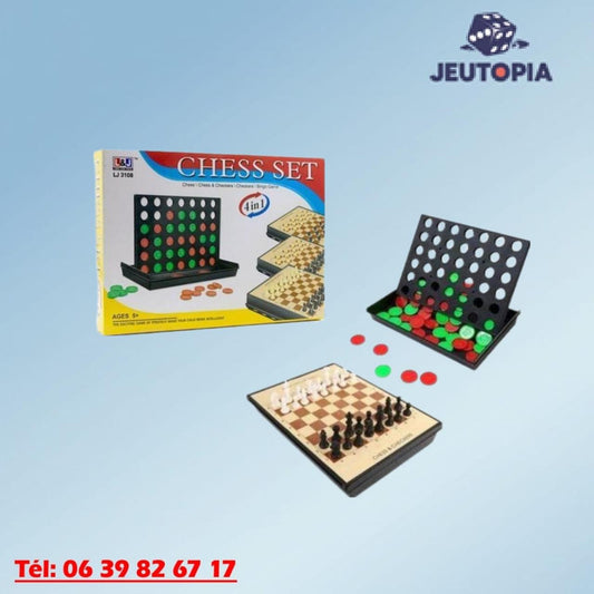 Connect-chess 4 en 1